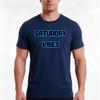 Saturday Vibes Tshirt Summer Casual Cotton Tee Oversized Streetwear Tops Vintage Graphic Print Loose Fit Short Sleeve