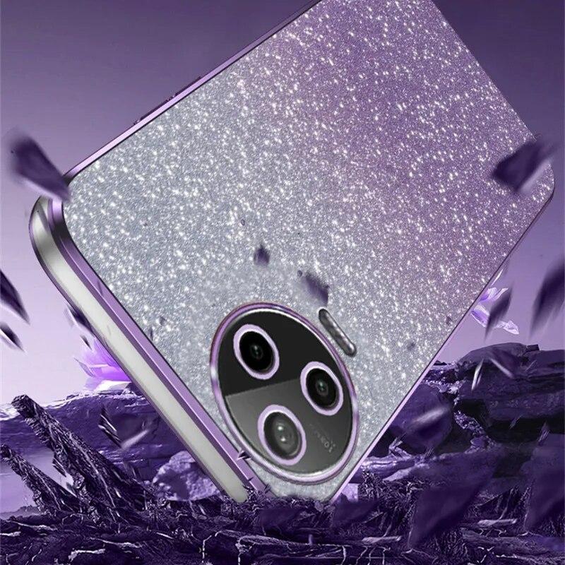 Роскошный чехол с градиентным блестящим покрытием для Infinix Note 12 Pro 20 30 Smart 8 7 Hot 30 30i Play Tecno Spark GO, силиконовая задняя крышка