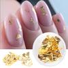 Women Ultra-thin Manicure Decor DIY Gold Silver Foil Nail Art Stickers for Party