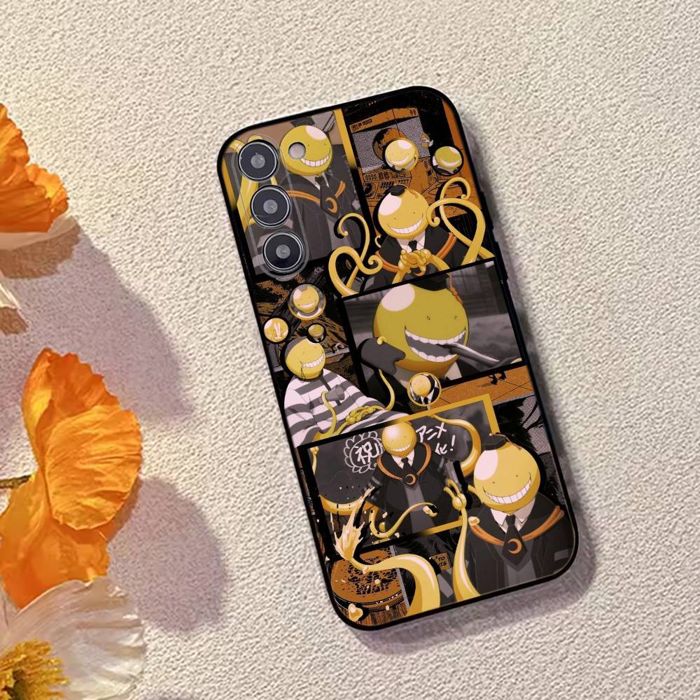 Чехол для телефона Аниме Класс Убийц C для Samsung Galaxy A73,A72,A71,A70,A53,A52,A51, Мягкий Силиконовый Черный Чехол