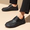 Мужская повседневная обувь из натуральной кожи, деловая обувь на шнуровке, универсальная мужская обувь для ходьбы, классическая новая мужская обувь для свадьбы