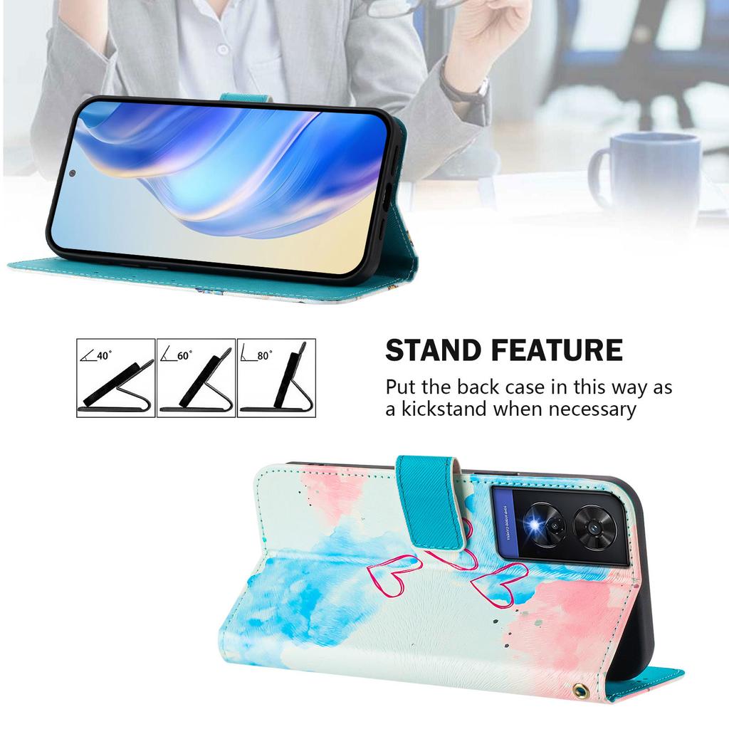 Роскошный кожаный чехол-кошелек Love в стиле книги из окрашенной кожи для TCL 305,306,403,501,TCL 30,30 Plus,30 XE 5G,201,20 R,40R,TCL 40 SE...