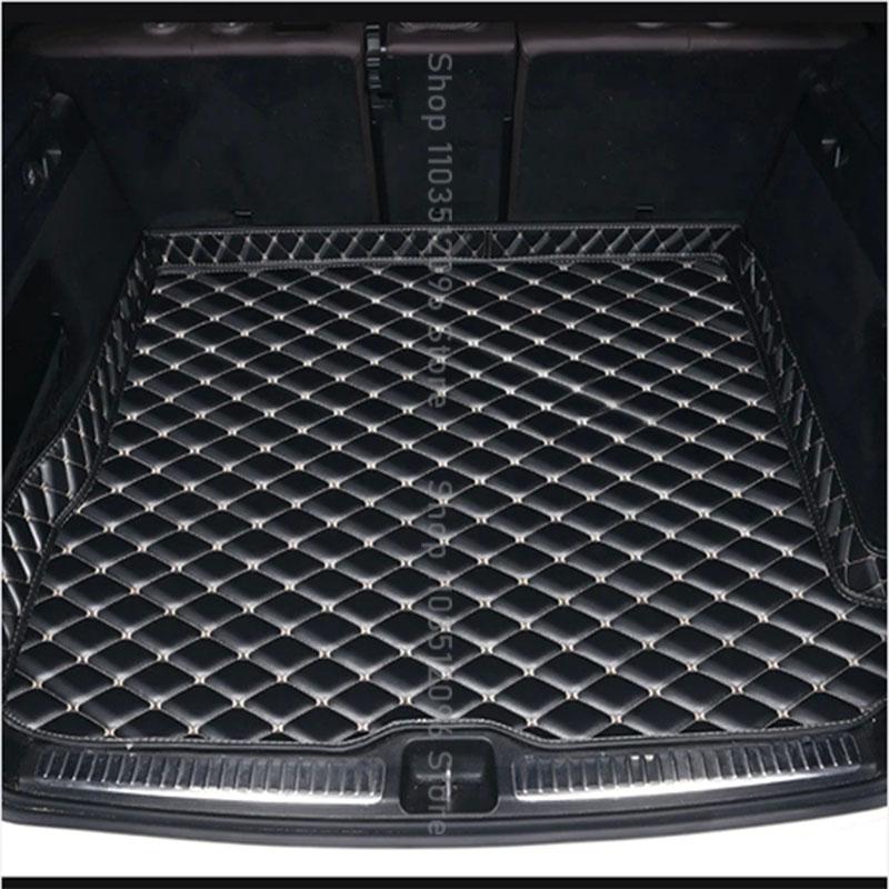 Custom Car Trunk Mat For BORGWARD BX7 6-Seat 7-Seat 2016 2017 2018 Interior Accessories Carpet Luxury Durable Leather Carpet