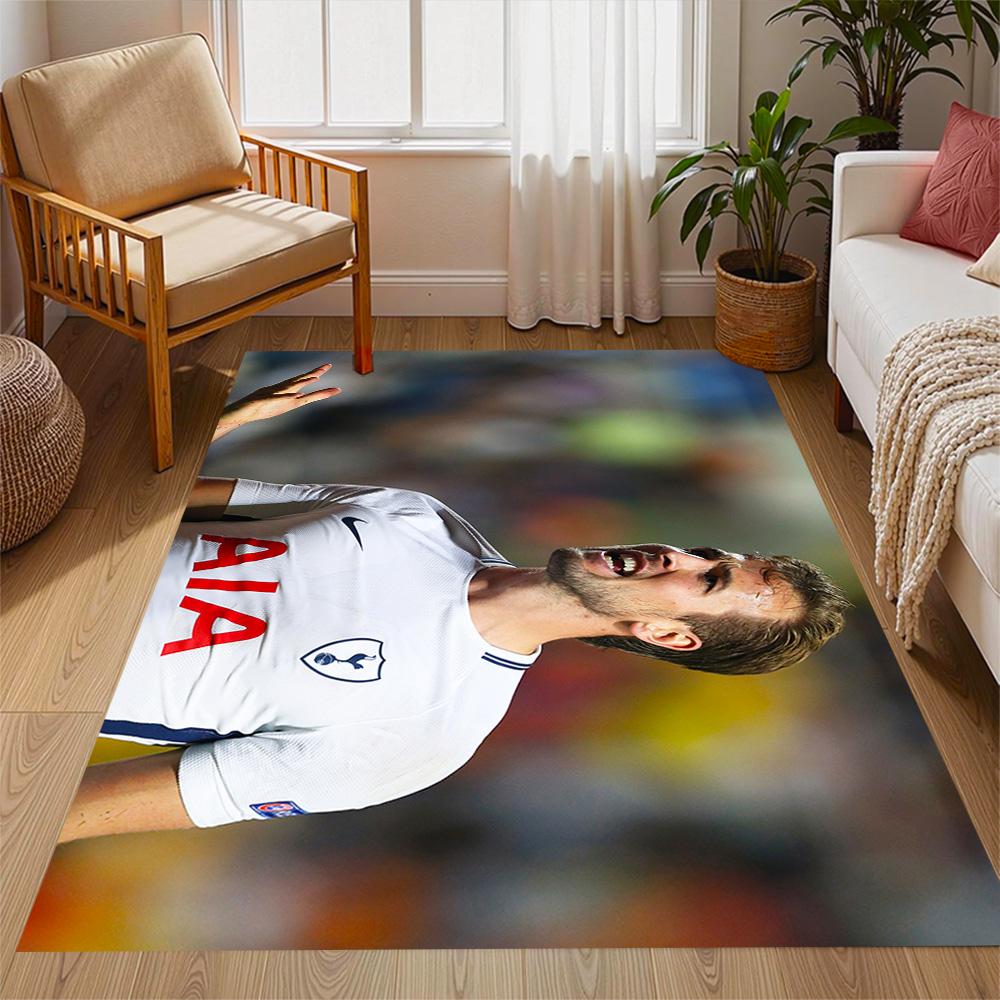 Tottenham Player Kit Floor Rug Office Rug Perfect for Kitchen Dining Room Entryway Hallway Antislip Carpet Decorate Offices Best for Christmas