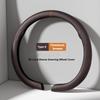 For BAIC HYOSOW Senova Weiwang Nappa Leather grain Car Steering Wheel Cover Breathable and Anti Slip Accessories Steering Covers