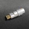 Алюминиевый USB 5P "in" Разъем-вилка-адаптер Крышка Паяемый тип DIY Разъем Восстановление кабеля данных и зарядки
