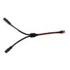 Кабель-адаптер питания XT60I (мама) на двойной DC8mm (мама) 14AWG Для разъемов XT60 Устройства накопления энергии