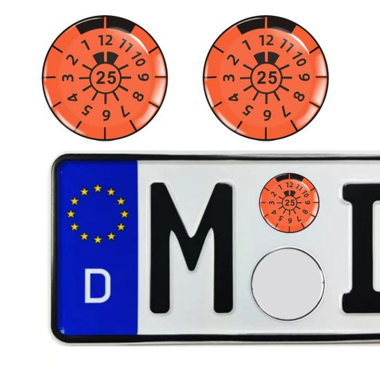 2 шт. 3D гелевые купольные наклейки яркие цвета простая установка универсальные наклейки на номерной знак автомобиля