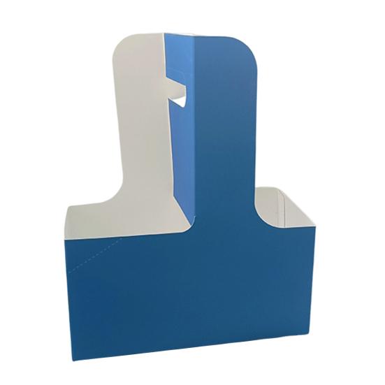 10 шт. одноразовых контейнеров для напитков на вынос, держатель для 2 или 4 стаканов из картона с ручкой, контейнер для горячих или холодных напитков для доставки еды на вынос