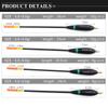 4pcs/lot Hot Portable Carp 8g-10g 24cm-26cm Paulownia Wood Fishing Floats Weight Tail Bobber