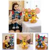 Cute Tom And Jerry Plush Toy Pillow Stuffed Doll Kids Valentine's Day Gift Cartoon