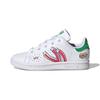 Stan Smith C Girls Rule - Белые детские кроссовки Cloud-White Vivid-Green FX5977