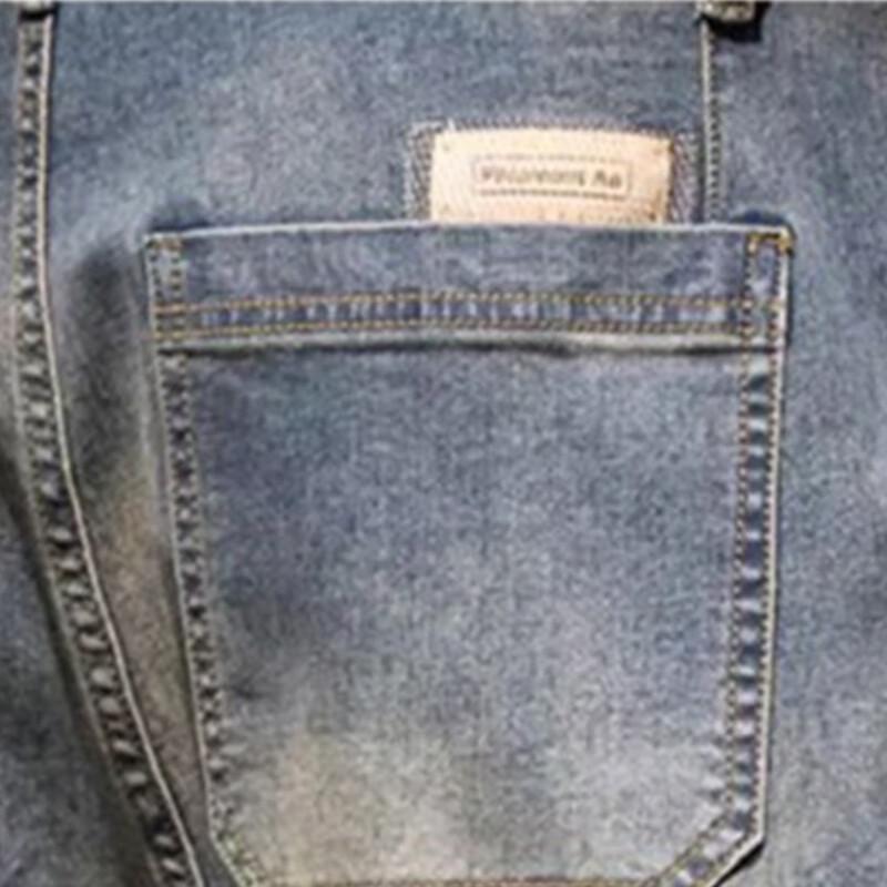 Джинсы мужские джинсовые прямого кроя