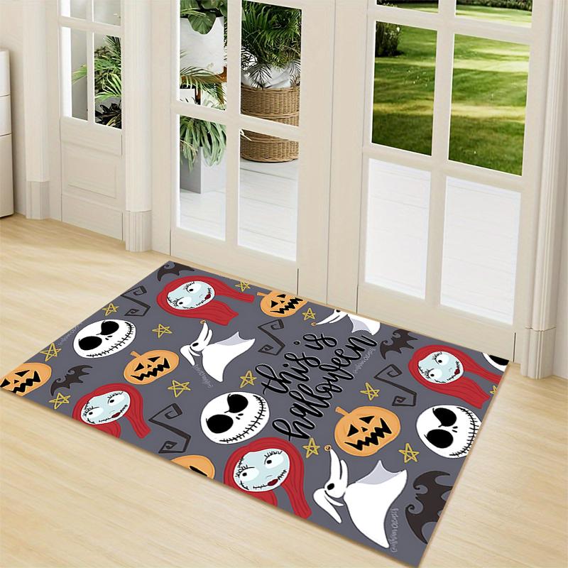 Halloween Night Celebration Carpet Rug Soft Washable Anti Slip Home Living Room Sofa Mats Personalized Christmas Rug