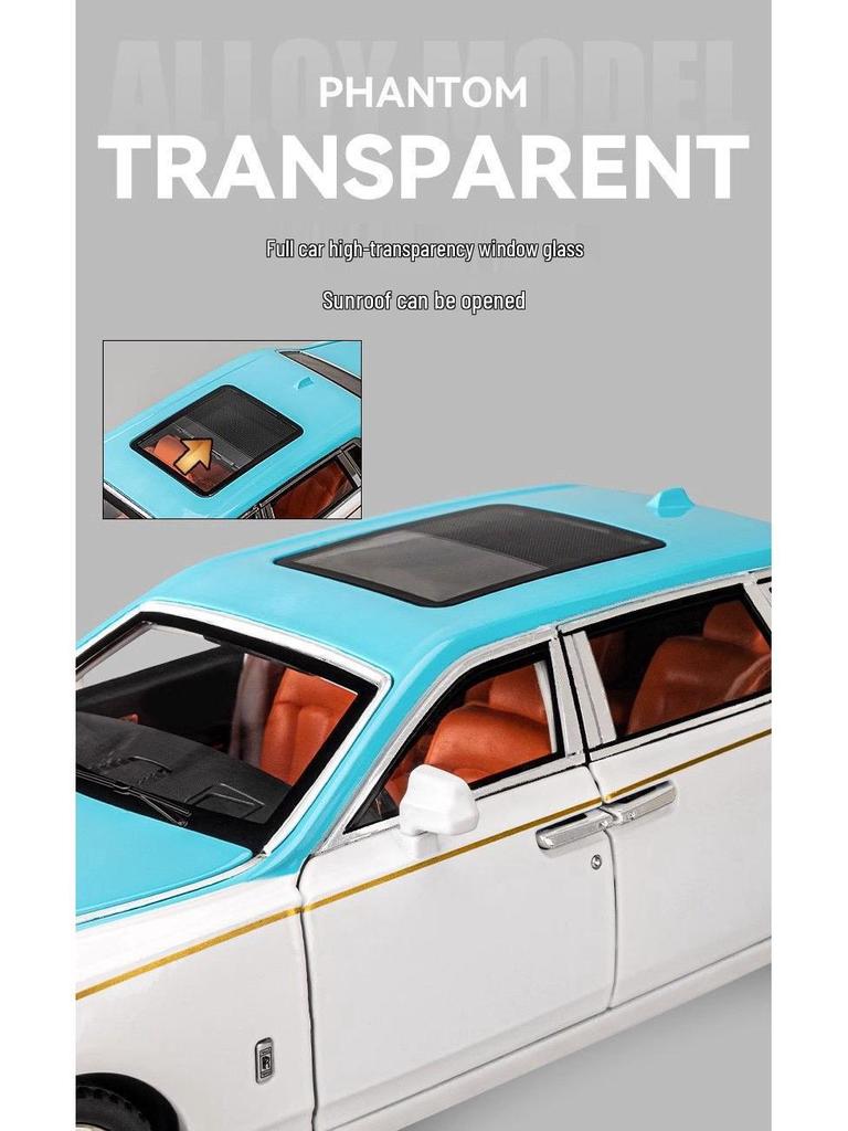 1:Модель автомобиля Rolls-Royce Phantom из сплава в масштабе 1:18 - Предмет коллекционирования и декоративный элемент