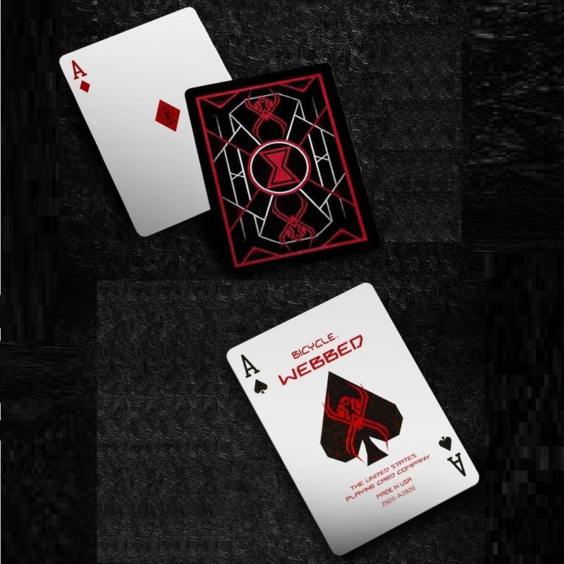 Bicycle Webbed Playing Cards Spider Web Deck Card Games Magic Tricks