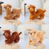 Cute Camel Plush Toy Animal Pendant With Soft Velvet For Backpack Accessories