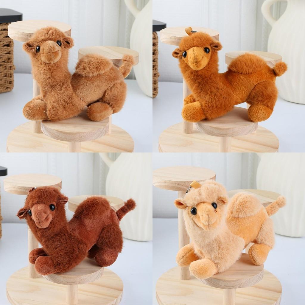 Cute Camel Plush Toy Animal Pendant With Soft Velvet For Backpack Accessories