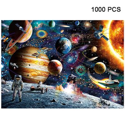 1000 шт. Головоломки Развивающие игрушки Пейзажи Космические звезды Обучающая игрушка-головоломка для