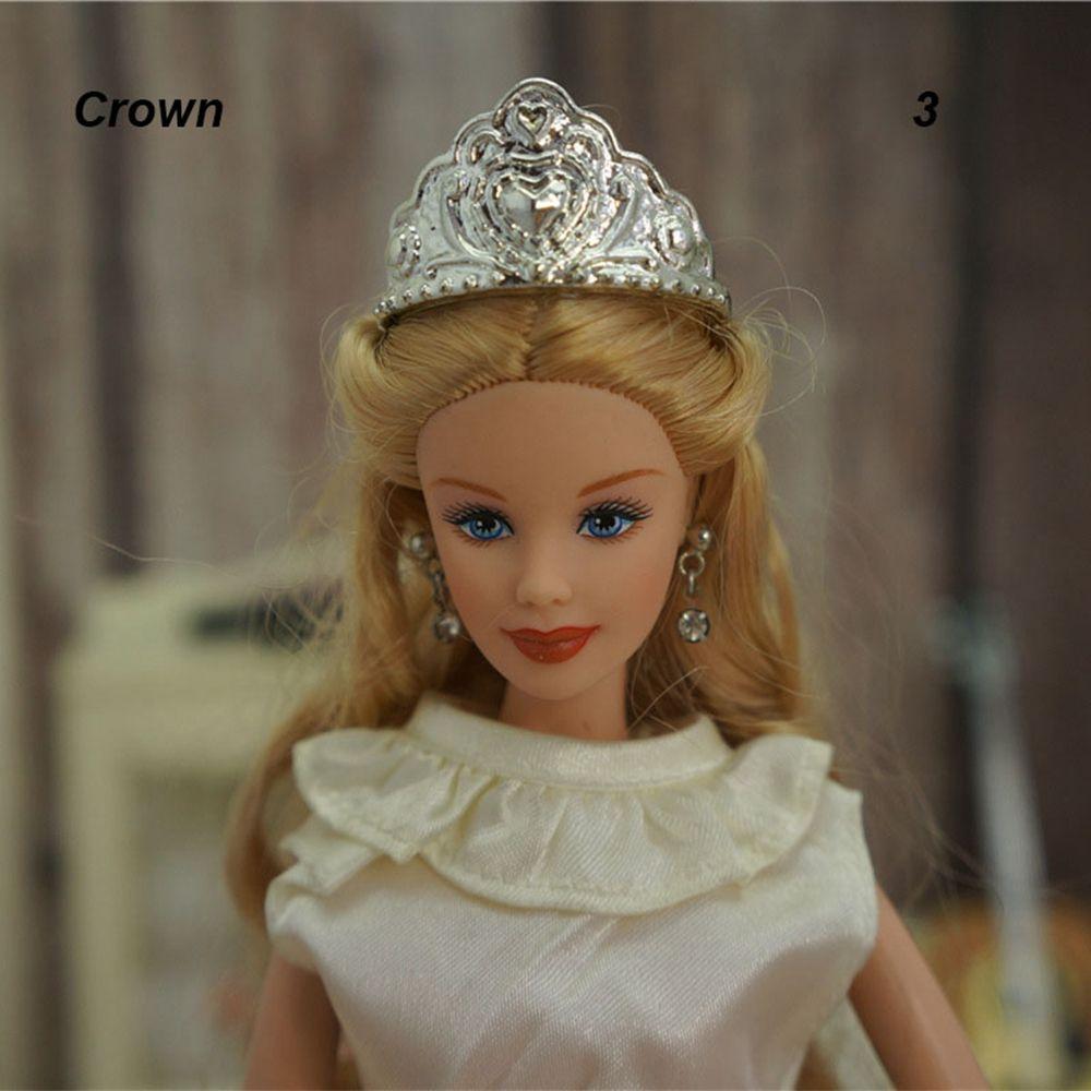 Кукла для маленьких девочек, подарок, игрушки, ожерелья, короны, браслет, ювелирные изделия, одежда, аксессуары, серьги для вечеринки