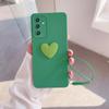 A 15 25 35 55 Love Heart Lanyard Silicone Case For Samsung Galaxy A15 A25 A35 A55 A14 A24 A34 A54 5G A04s Camera Cover A53 A52