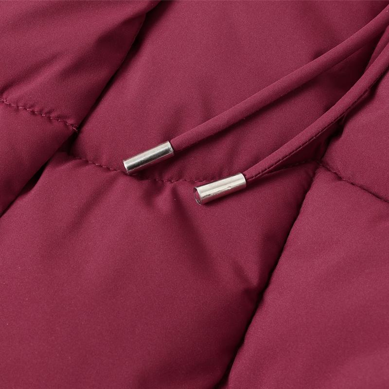 Большие размеры XL-6XL Зимние длинные пальто для женщин среднего возраста с капюшоном, элегантные, толстые, теплые парки с вышивкой, женские куртки