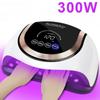 New 300W UV LED Nail Lamp Dryer For Acrylic Nail Polish Nail Drying With Memory Function LCD Display Professional LED Nail Lamp Nail Art Tools