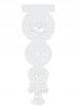 R18 OPEN Modern CHRISTMAS Decoration Screen Christmas WINTER 90x30 White