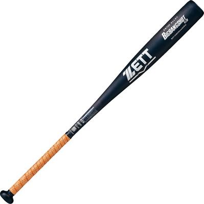 Бейсбольная бита ZETT Hardball Big Bang Shot GB из металла и дюралюминия, 83 см, 900 г или больше, цвет черный с серебристым, сделано в Японии, BAT12383 (Супер (NZ740)) (1913 год)