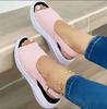 Fashion Summer Women's Shoes Platform Sandals Stretch Fabric Fashion Shoes Women Comfort Walking Ladies  Female Casual Footwear 35-43