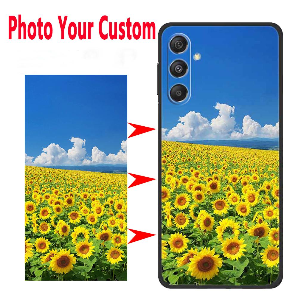 Customized DIY Soft Silicone Personalized Phone Case For Samsung M34 5G Case M54 M14 A54 A34 A24 F54 A14 A53 A33 A23 Galaxy A13