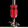 1PC Drill Bit Stop Collar Drill Depth Stop for Drill Bits Aluminum Drill Stop for Woodworking Hand Tools Red