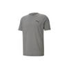 Ss24 Solid Logo Casual Fashion Sports Crew Neck Short Sleeve T-Shirt Men Tops Gray 588866-09