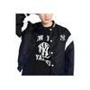 New MLB Nylon Varsity Jackets Coats Unisex Black 3AJPV0331-50BKS