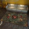 European Style Large Area Carpet for Living Room Flower Pattern Decoration Home Floor Rugs Non-slip Porch Entry Doormat Washable