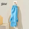 Thermal Kitchen Gloves Fleece Lined Dishwashing for Housework, Waterproof PVC Rubber Cleaning Gloves, Anti-slip Housework Grip Warm Velvet Lining