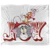 Tom And Jerry Joy Santa Hat Christmas Blanket