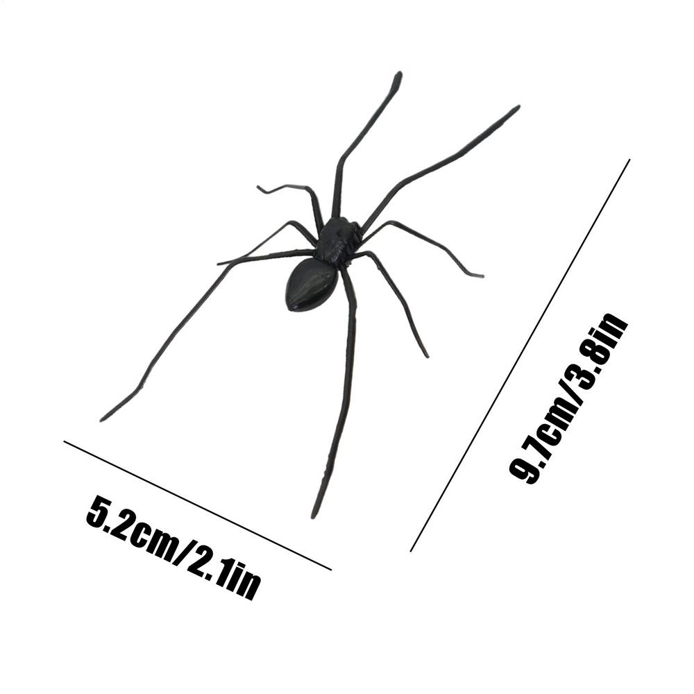 Реалистичный Паук 3D Паук Магнитное Украшение Гибкие Ноги Маленькая Хэллоуинская Шутка Жуткое Ползучее Украшение для Дома