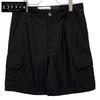 H616Y1AX11 Black Paulus Ibiza Cargo Shorts Bottoms 46 blackUsed