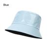 Unisex Cotton PU Leather Climbing Bucket Hat Sun Hat Fisherman Hat Fishing Hat