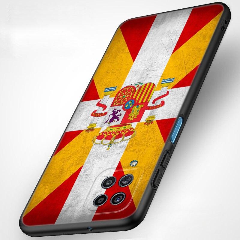 Чехол для телефона с испанским флагом для Samsung Galaxy A21 A30 A50 A52 S A13 A22 A32 A33 A53 A73 5G A11 A12 A31 A51 A70 A71 A72