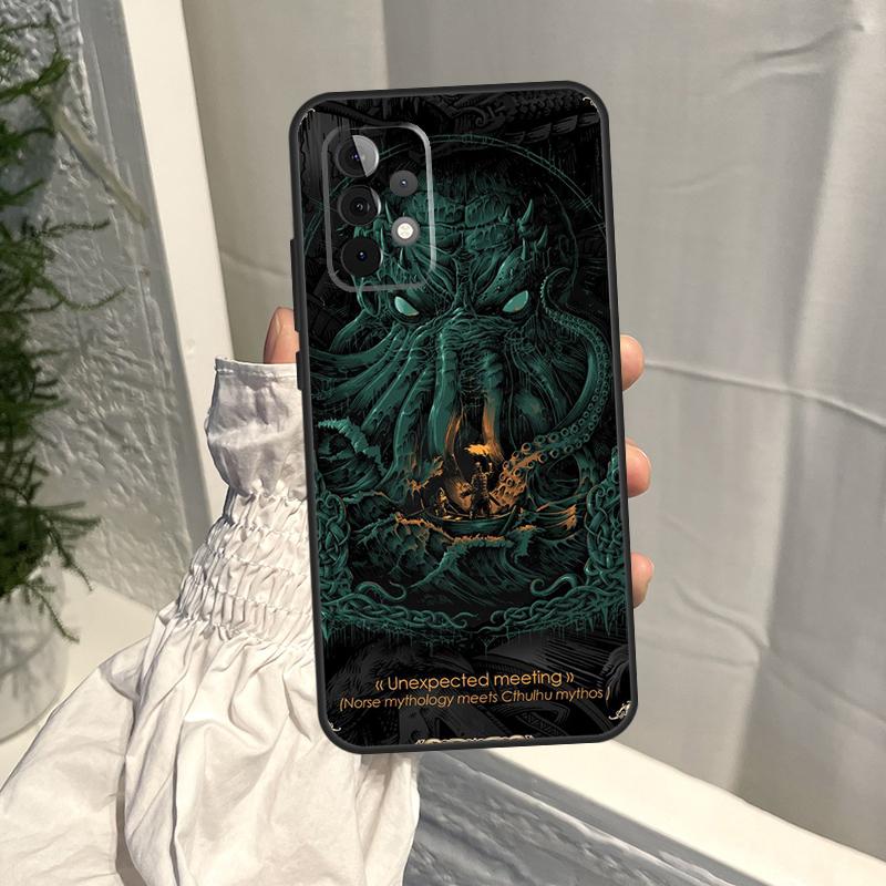 Кейс Мифы Ктулху для Samsung Galaxy A15 A35 A55 A54 A34 A14 A13 A23 A33 A53 A52 A32 A12 A56 A36 A16 A17