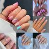 24pcs/Box Detachable Full Cover Artificial Wearable Fake Nails Nail Tips Square Head False Nails