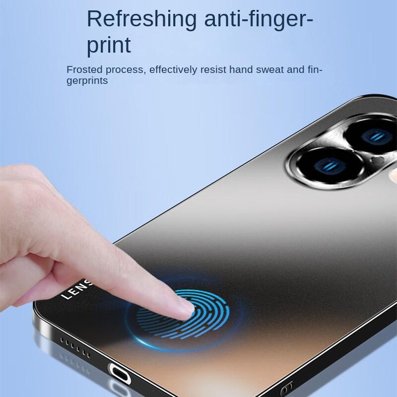 Новый матовый чехол для iPhone 16 с гальваническим покрытием линз, полная защита корпуса для iPhone 16 Pro Max