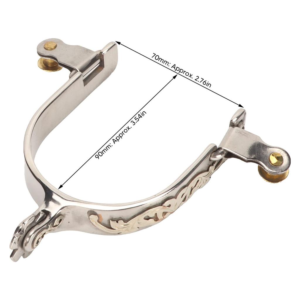 EVTSCan 1 пара сапог для верховой езды из нержавеющей стали в стиле вестерн, ковбойские сапоги для мужчин и женщин, декоративные, с вращающейся шестерней для верховой езды, шпоры, шпоры, шпоры,