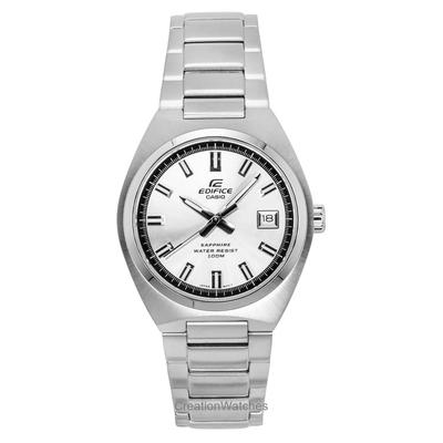 Edifice Analog нержавеющая сталь серебристый циферблат кварцевые часы EFB-109D-7AV 100M мужские часы