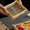 1PC Tea Dessert Tray Creative Snack Fried Plate Southeast Asian Fried Food Tray Service Plates SML