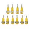 10Pcs J.40003 2mm Banana Jack Panel Socket Extended Post Plug Adapter for Electronic