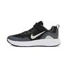 Wearallday Round Toe Lace-Up Durable Breathable Low-Top Kids Running Shoes Kids Running Shoes Black White Gray CJ3817-011