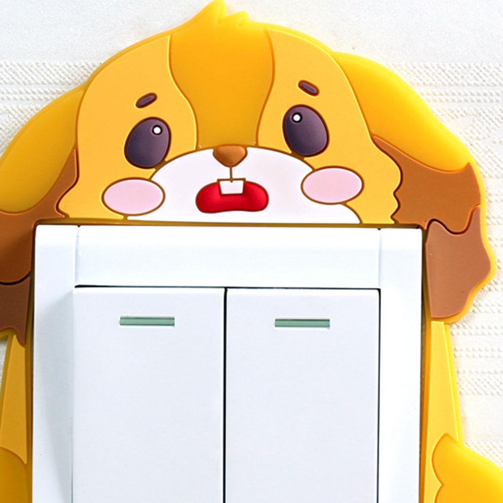 Бесклеевая светящаяся наклейка на выключатель света, защитная наклейка на розетку, бесклеевая светящаяся наклейка на моющуюся стену, антипригарная наклейка